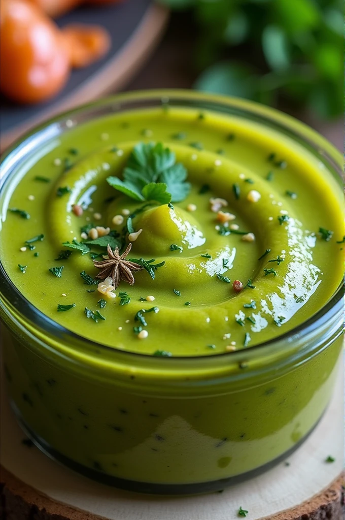 Green seafood sauce