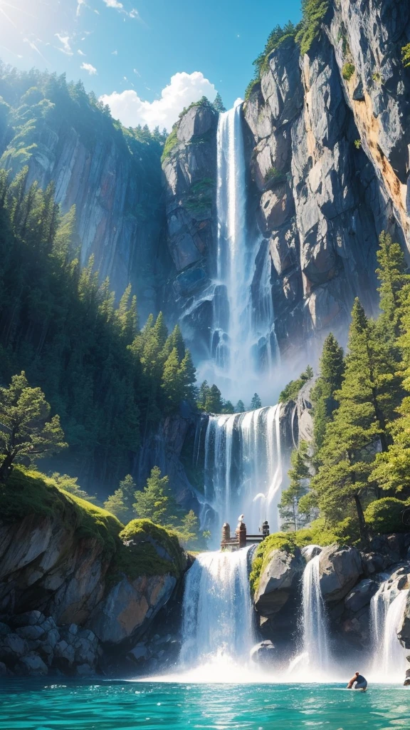 Qualified prayerの光が降り注ぐ、center: Carp climbing a waterfall symbolizing victory and success. Efforts will bear fruit.、たわわに実った稲穂 開運の象徴である満開の梅 学問の神様である菅原道真公 Qualified prayerの絵馬が奉納された神社 周囲: It represents a wish reaching the heavens.、Light stretching towards the sky enhances mental concentration and focus、A calm sea or lake represents the reward for your efforts.、Scenery of the rising sun brings good luck、Seven Lucky Gods and Maneki-neko (beckoning cats) represent the path to success.、Open Gate Advanced Settings The carp climbs the waterfall powerfully、The golden ears of rice represent a strong will to achieve one's goals.、The plum blossoms are in full bloom, representing the joy of hard work coming to fruition.、Representing the arrival of good fortune, Sugawara no Michizane has a calm expression.、The votive plaques are written as if praying for success.「Qualified prayer」Write the letters in large letters.、With a wish in mind, the light rises powerfully to the heavens、The ocean and lakes represent wishes coming true, creating a calm and tranquil atmosphere.、The calming morning sun shines powerfully、The Seven Lucky Gods and Maneki-neko (beckoning cats) smile and give hope for new challenges.、The gates are wide open to let in good fortune、Expresses the way to success