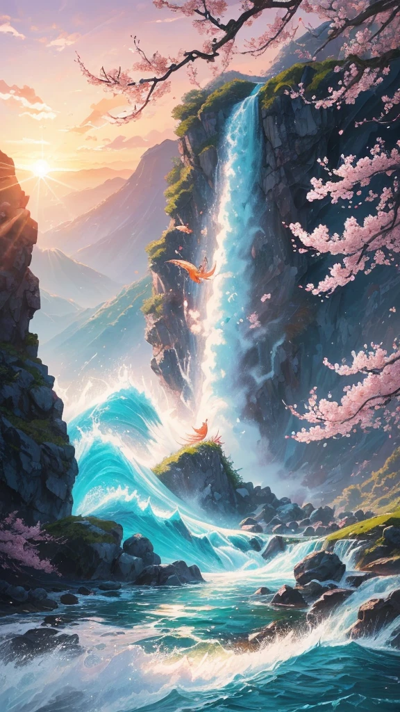 A dynamic depiction of a powerful carp climbing a waterfall。In the background, plum blossoms in full bloom and the morning sun shining、Demonstrate strong will and desire to pass the exam。A powerful brushstroke depicts ripe rice ears.。In the background is a calm sea and a sunrise.、It represents the joy and hope that one&#39;s efforts will be rewarded.。Sugawara no Michizane, the god of learning、Qualified prayerの絵馬が奉納された神社で穏やかに微笑む様子を描く。The Seven Lucky Gods are depicted around the statue to bring good fortune.、Support your desire to pass。Qualified prayerの光が降り注ぐ、center: Carp climbing a waterfall symbolizing victory and success. Efforts will bear fruit.、たわわに実った稲穂 開運の象徴である満開の梅 学問の神様である菅原道真公 Qualified prayerの絵馬が奉納された神社 周囲: It represents a wish reaching the heavens.、Light stretching towards the sky enhances mental concentration and focus、A calm sea or lake represents the reward for your efforts.、Scenery of the rising sun brings good luck、Seven Lucky Gods and Maneki-neko (beckoning cats) represent the path to success.、Open Gate Advanced Settings The carp climbs the waterfall powerfully、The golden ears of rice represent a strong will to achieve one&#39;s goals.、The plum blossoms are in full bloom, representing the joy of hard work coming to fruition.、Representing the arrival of good fortune, Sugawara no Michizane has a calm expression.、The votive plaques are written as if praying for success.「Qualified prayer」Write the letters in large letters.、With a wish in mind, the light rises powerfully to the heavens、The ocean and lakes represent wishes coming true, creating a calm and tranquil atmosphere.、The calming morning sun shines powerfully、The Seven Lucky Gods and Maneki-neko (beckoning cats) smile and give hope for new challenges.、The gates are wide open to let in good fortune、Expresses the way to success