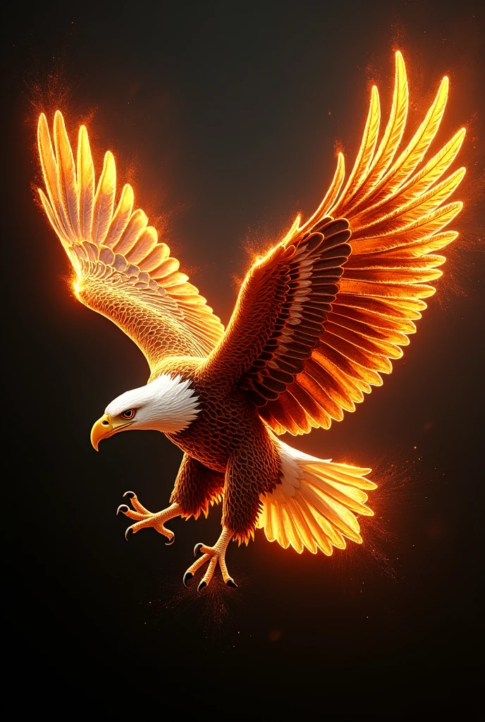 burning eagle cacthing bitcoin