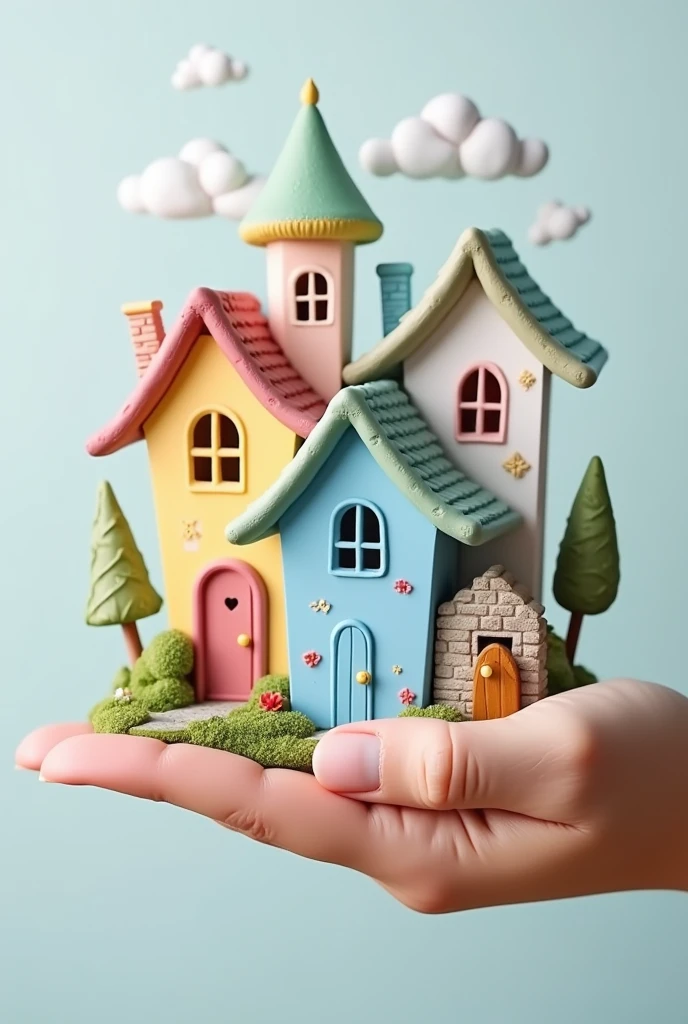 3d logo tarid name sticker houses