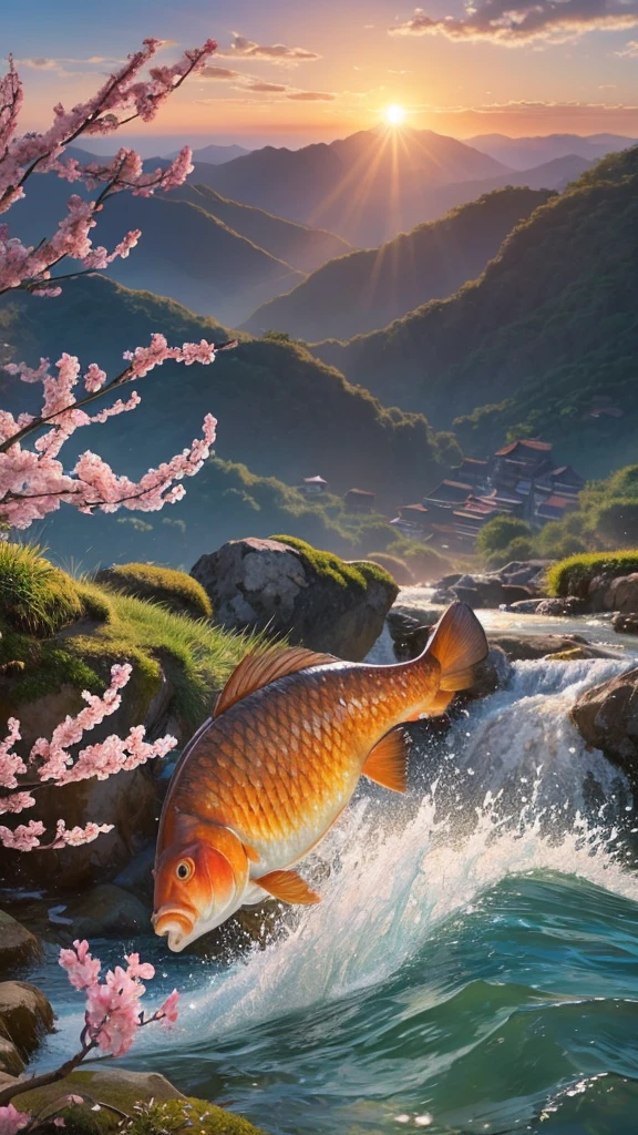 A dynamic depiction of a powerful carp climbing a waterfall。In the background, plum blossoms in full bloom and the morning sun shining、Demonstrate strong will and desire to pass the exam。A powerful brushstroke depicts ripe rice ears.。In the background is a calm sea and a sunrise.、It represents the joy and hope that one&#39;s efforts will be rewarded.。Sugawara no Michizane, the god of learning、Qualified prayerの絵馬が奉納された神社で穏やかに微笑む様子を描く。The Seven Lucky Gods are depicted around the statue to bring good fortune.、Support your desire to pass。Qualified prayerの光が降り注ぐ、center: Carp climbing a waterfall symbolizing victory and success. Efforts will bear fruit.、たわわに実った稲穂 開運の象徴である満開の梅 学問の神様である菅原道真公 Qualified prayerの絵馬が奉納された神社 周囲: It represents a wish reaching the heavens.、Light stretching towards the sky enhances mental concentration and focus、A calm sea or lake represents the reward for your efforts.、Scenery of the rising sun brings good luck、Seven Lucky Gods and Maneki-neko (beckoning cats) represent the path to success.、Open Gate Advanced Settings The carp climbs the waterfall powerfully、The golden ears of rice represent a strong will to achieve one&#39;s goals.、The plum blossoms are in full bloom, representing the joy of hard work coming to fruition.、Representing the arrival of good fortune, Sugawara no Michizane has a calm expression.、The votive plaques are written as if praying for success.「Qualified prayer」Write the letters in large letters.、With a wish in mind, the light rises powerfully to the heavens、The ocean and lakes represent wishes coming true, creating a calm and tranquil atmosphere.、The calming morning sun shines powerfully、The Seven Lucky Gods and Maneki-neko (beckoning cats) smile and give hope for new challenges.、The gates are wide open to let in good fortune、Expresses the way to success