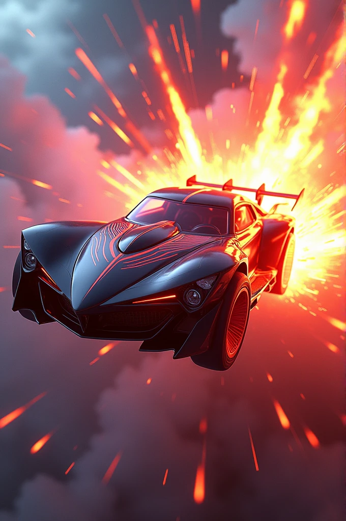 Hotwheel car exploded