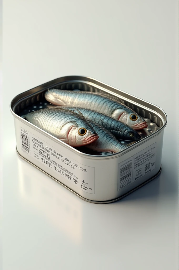 Canned fish , can , real