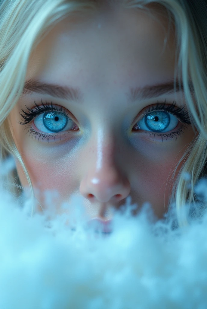 Light blue eyes