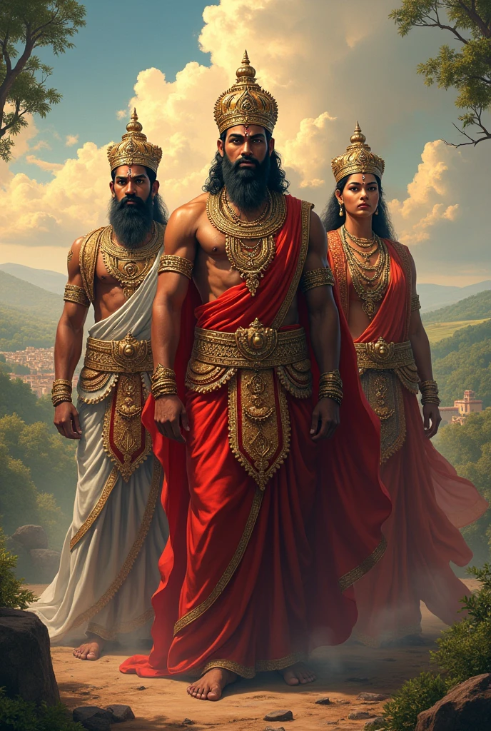 Muvender (Three Crowned Kings) refers to the Chera, Chola and Pandya kings who ruled ancient Tamil Nadu. Among them Cheras ruled the western parts of Kerala and Tamil Nadu. The Cholas ruled Trichy and Tanjore and the Pandyas ruled Madurai.