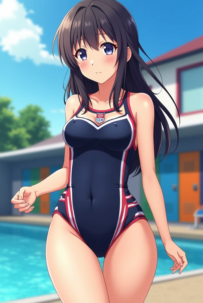 School Swimsuit、Anime version 🪀🥊