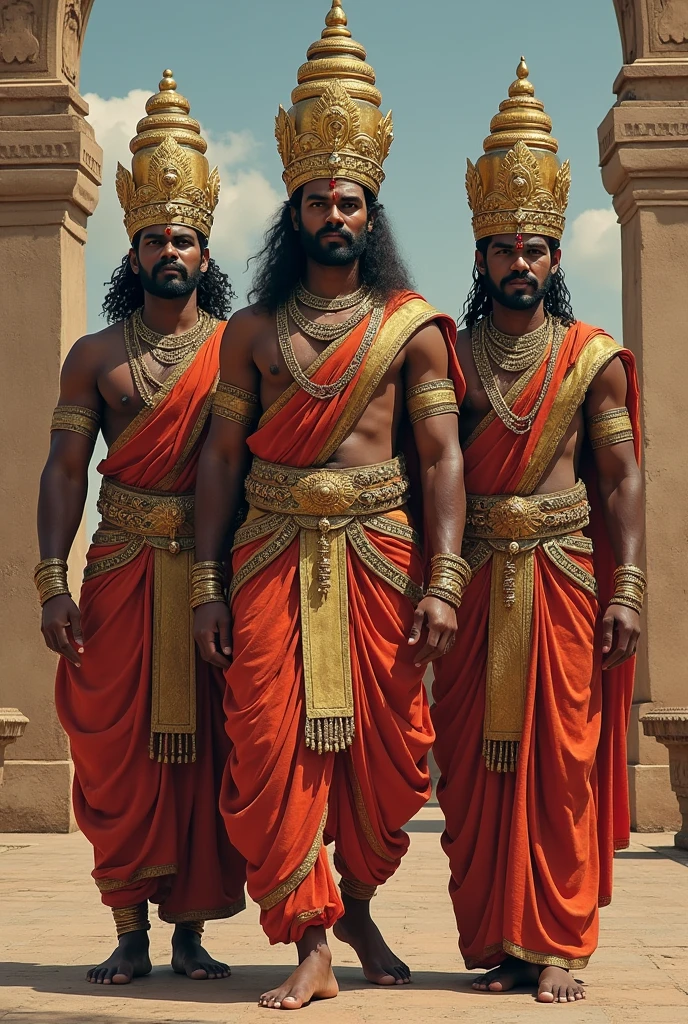 Muvender (Three Crowned Kings) refers to the Chera, Chola and Pandya kings who ruled ancient Tamil Nadu.  Among them Cheras ruled the western parts of Kerala and Tamil Nadu.  The Cholas ruled Trichy and Tanjore and the Pandyas ruled Madurai.