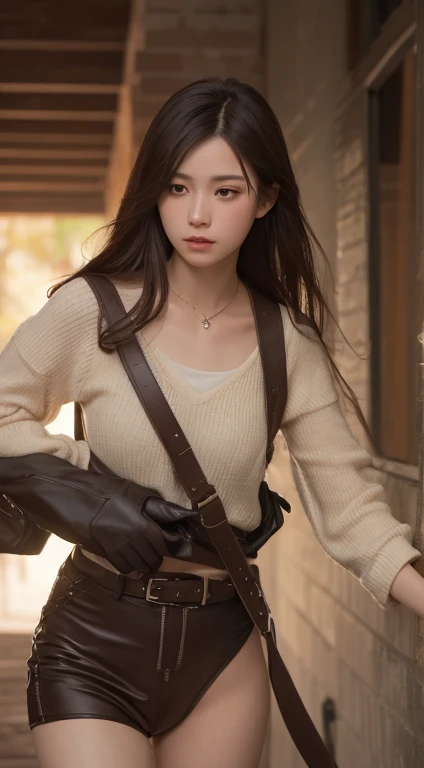 Tabletop, Highest quality, figure, Very detailed, In detail, High resolution, 8k wallpaper, Perfect dynamic composition, Beautiful attention to detail, Women's Fashion Summer,Medium Hair,Small Breasts Natural Color Lip, Bold sexy pose,smile,Harajuku、20-year-old girl、cute、sexy shot looking at camera