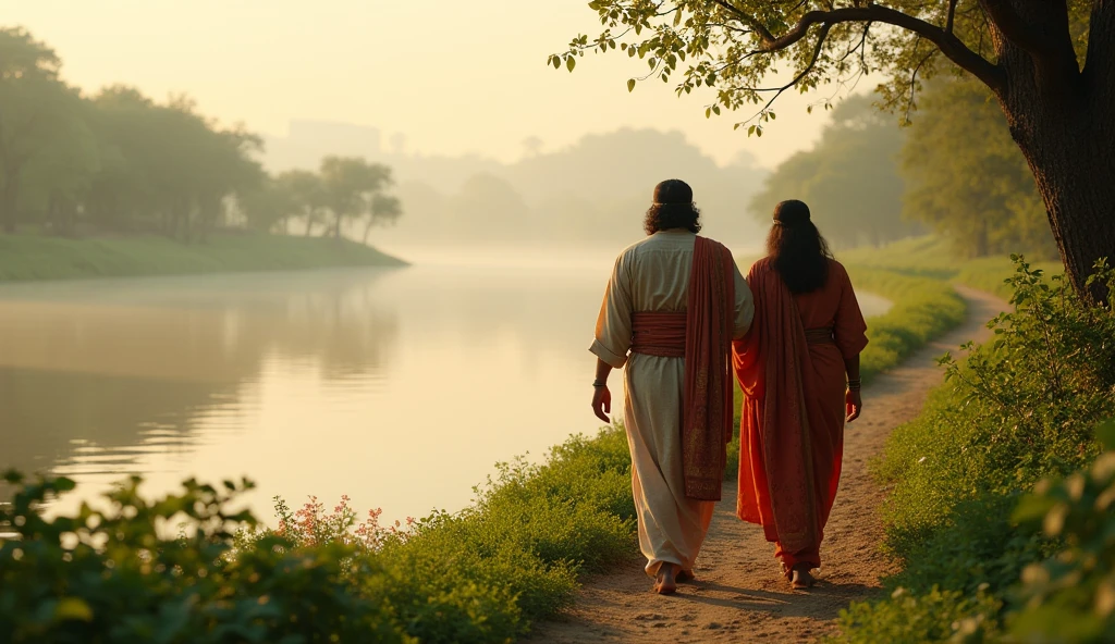  Barbar used to go for stroll by the river Yamuna with his prime minister every morning.