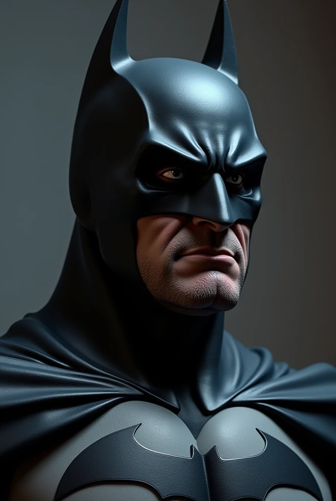 A close-up of a busturine of a Batman with a cape., Batman portrait, Batman portrait, batman portrait ancient biblical, cinematic bust shot, high detail iconic character, zbrushcentral, angry batman, The Batman, cinematic bust portrait, presented in zbrush central, trend in zbrush central, Cinematic close-up of the bust., sculpted in zbrush