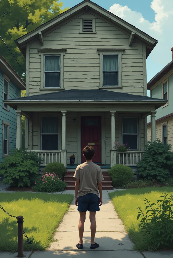 After reluctance, the student’s home