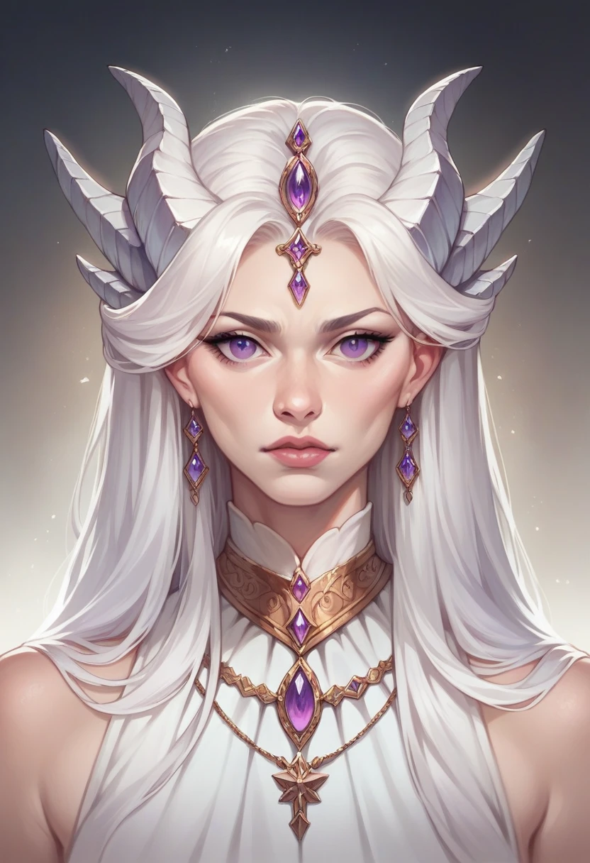 1girl, High Resolution, Long Hair, Purple Eyes, white hair,Masterpiece, Anatomically Correct, White Hair, Jewelry, dragon, Realistic
