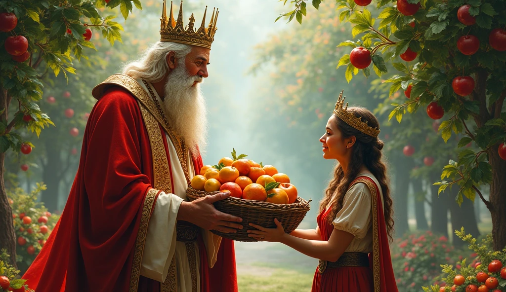  Oh, Your Majesty, This tree will bear fruits once in a year only but before it has been planted you have filled my arms with fruits of joys twice.