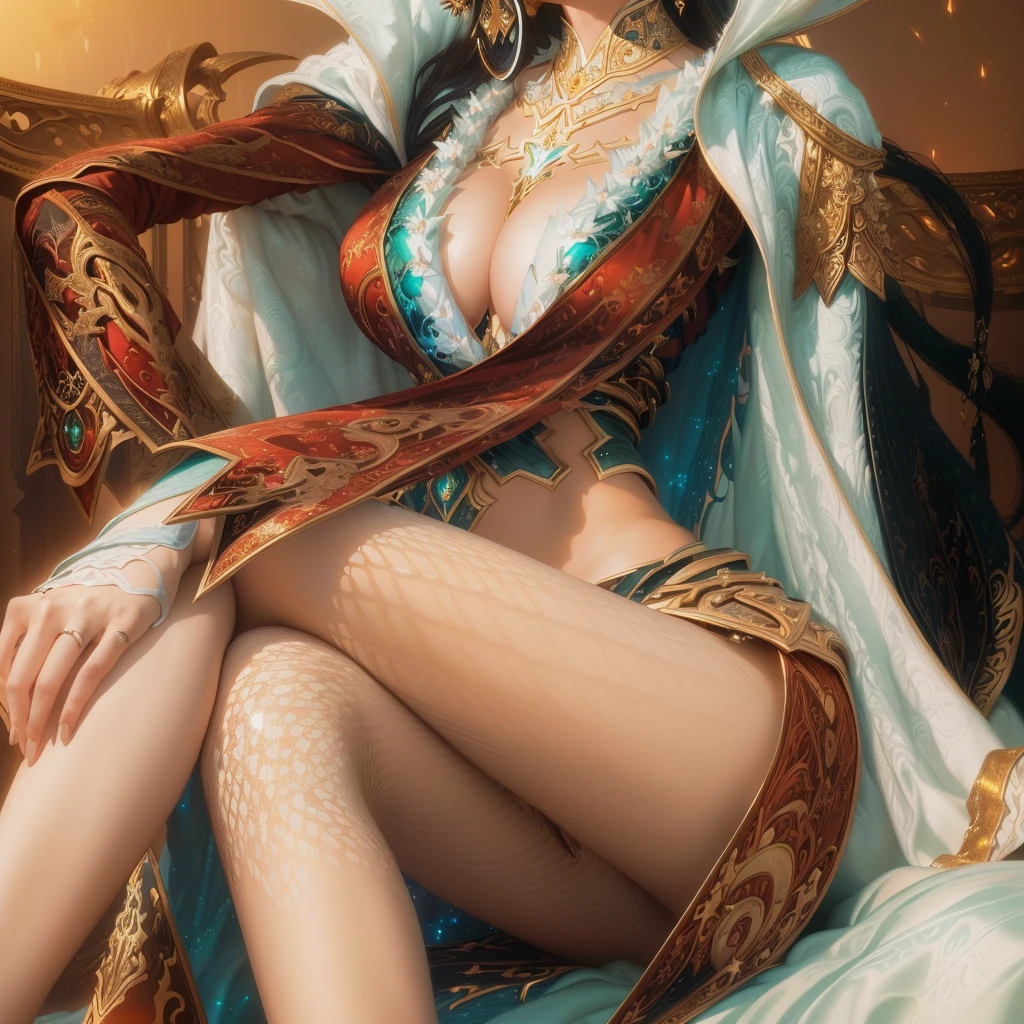 masterpiece, Highest quality, (Highly detailed CG Unity 8k wallpaper), (Highest quality), (Best illustrations), (Best Shadow), Absurd, Realistic lighting, (abyss), Beautiful sparkle, art:PeterMohrBacher,