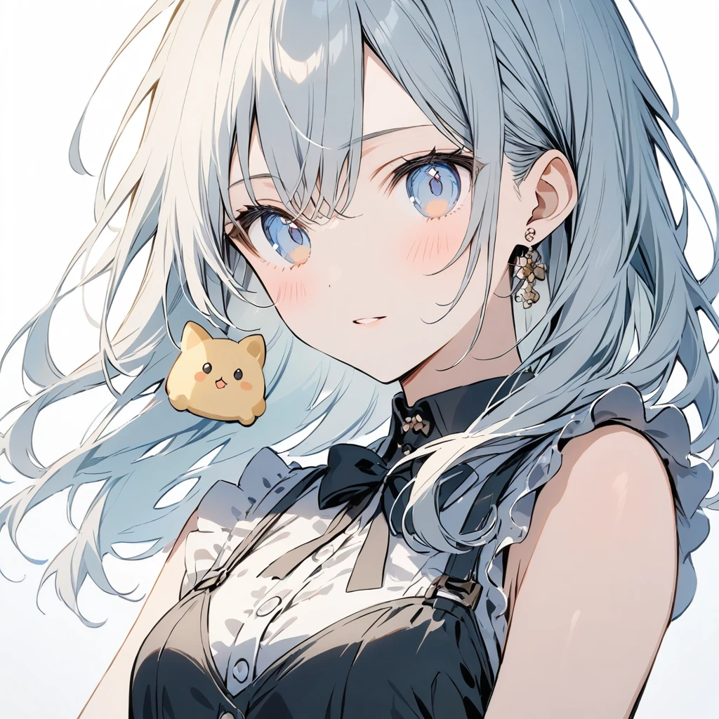 (White background),(Chibi Character) 、Small girl