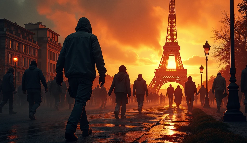 movie poster " Zombies invade France "