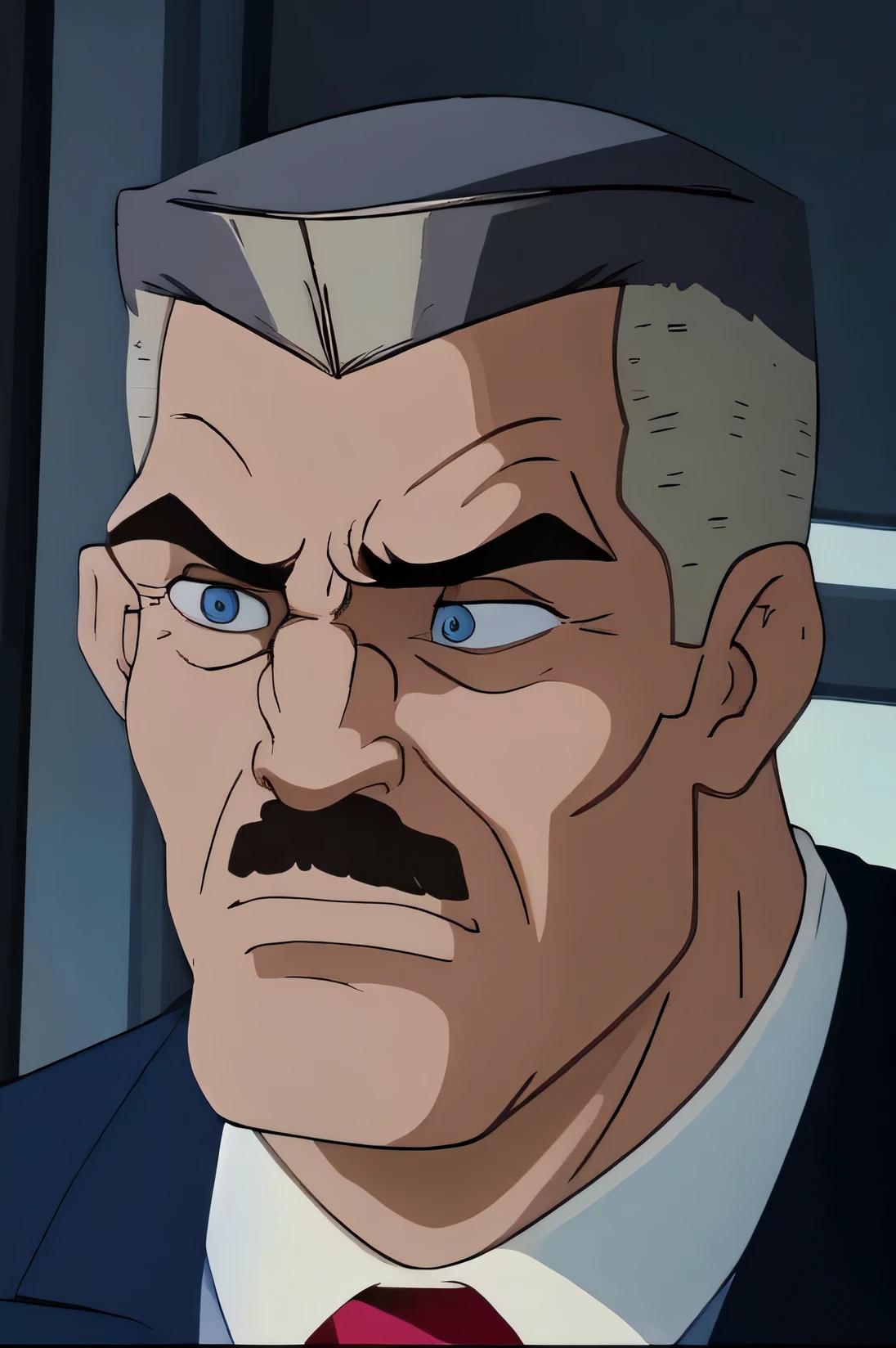 a grumpy middle-aged man john Jonah Jameson with thinning gray hair, wearing a suit, furious expression, dynamic pose, highly detailed portrait, 8k, photorealistic, dramatic lighting, chiaroscuro, cinematic angle