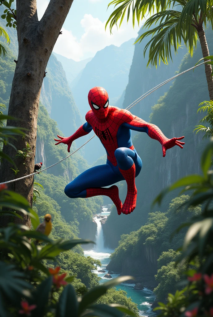 Spider man and In Papua New Guinea 