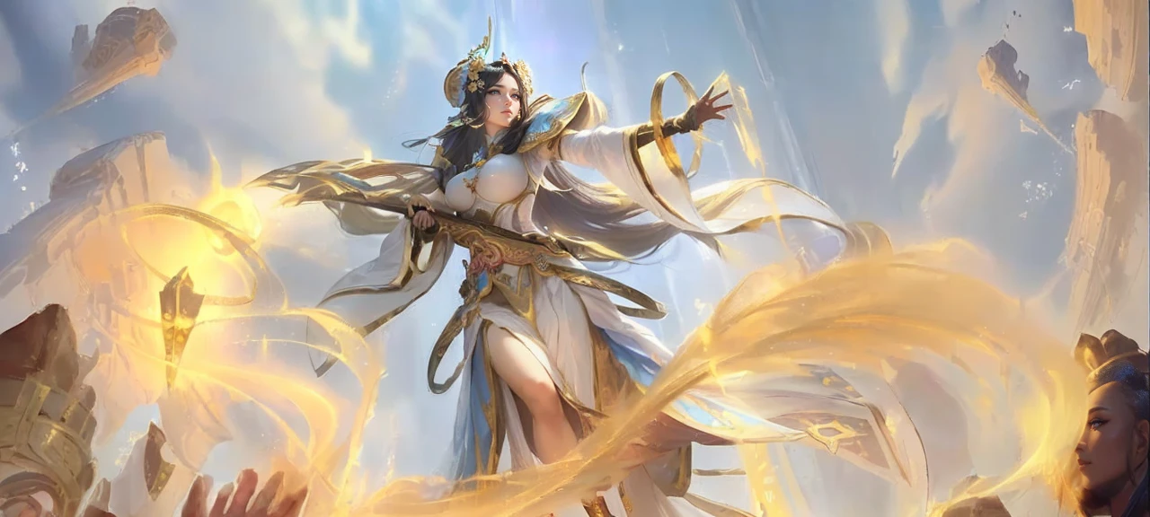 Painting of a woman in a pink and blue dress, Beautiful Fantasy Empress, ancient Chinese Princess, Beautiful character drawings, Chinese Princess, palace, Girl in Han Dress, Princess of an ancient Asian dynasty, Ancient Chinese Beauties, Inspired by Run In, Beautiful and attractive anime woman, Beautiful Fantasy Empress, Beautiful renderings of the Tang Dynasty, Beautiful oriental woman, Empress of China, Highly detailed CG unit 8k wallpaper, masterpiece, High resolution, highest quality, highest quality real texture skin, Super Real, Digital Painting, Best image quality, 最High resolution, 8k, ((Highly detailed eyes and face, Beautiful eyes every detail)), (wariza, seiza, from front, girl sitting, sit on the floor), huge breasts, gigantic breasts, disproportionate breasts, huge breasts, gigantic breasts, open your mouth, erect nipple,