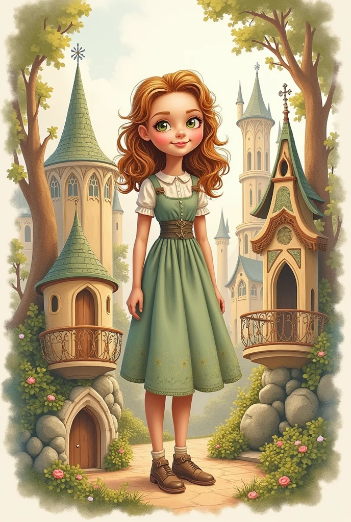 You can make an easy drawing with the name Gretel using architectural alternation