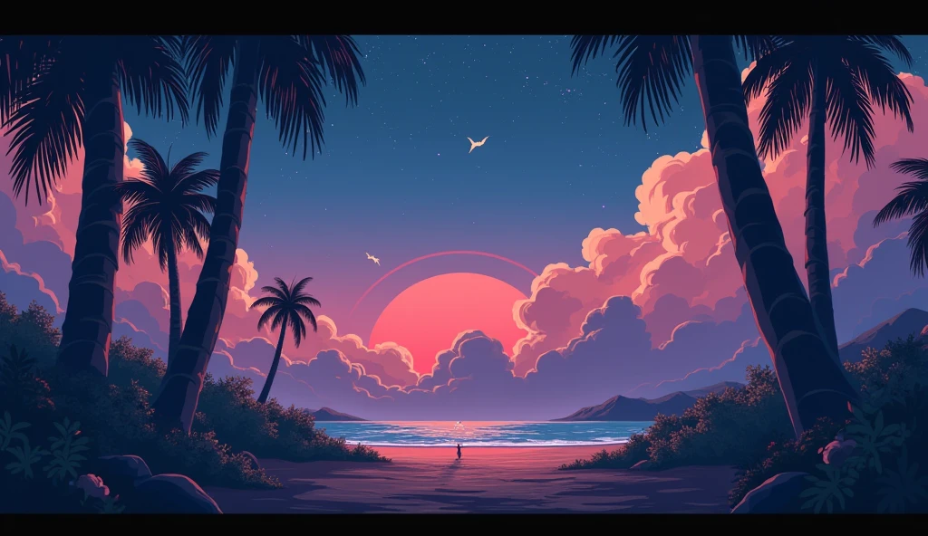 lofi music video image anime theme