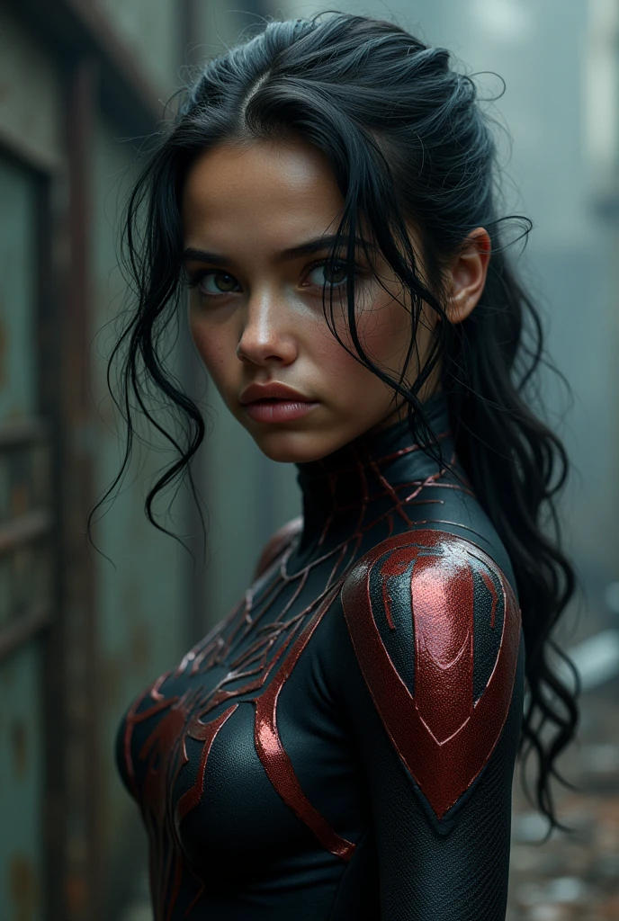 Spider girl Jenna Ortega