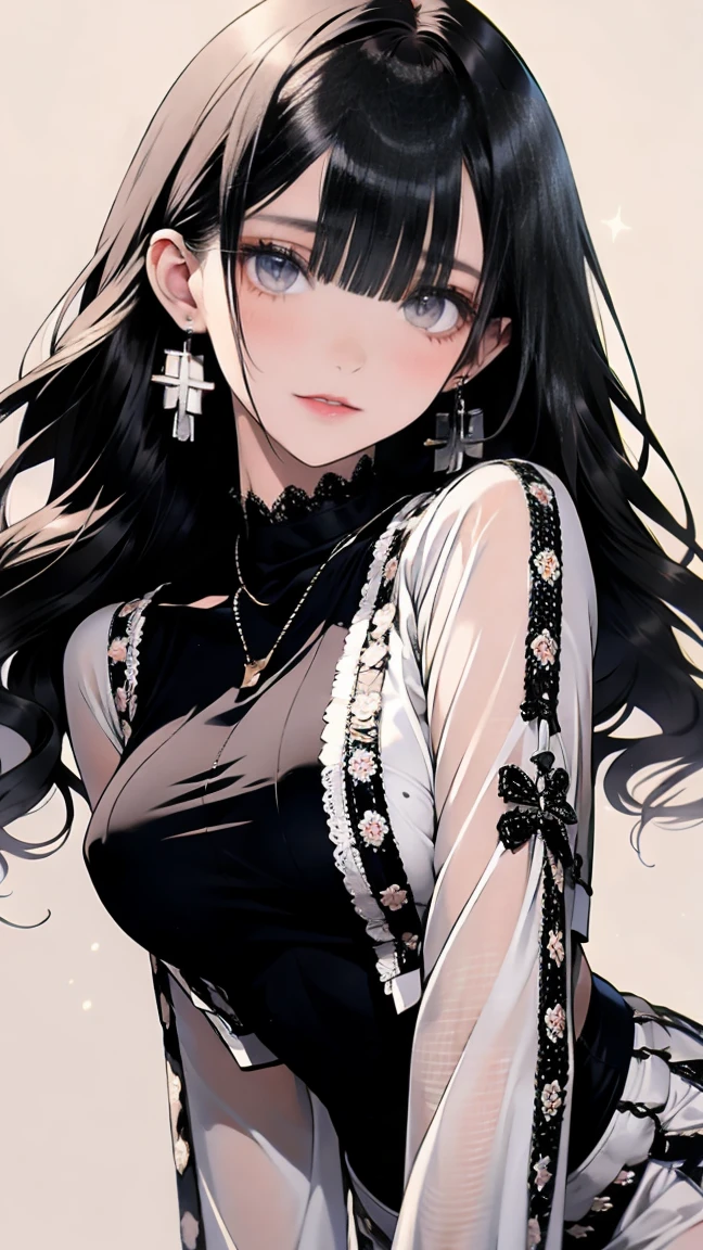 ((((highest quality)))), (((Ultra-precision CG 16K))), (((masterpiece))), (((Very detailed))), (((Extremely detailed))), (((Black outline:1.3, Written boundary depth:1.3 , Written soft outline, sharpness))), Maximum clarity and sharpness, Multilayer Texture, Surface Shading, Cinematic lighting, Beautiful details sparkle ,Perfect Proportions, Limited to one woman, BREAK accurate, Anatomically correct, Highly detailed face and skin texture, drawn in detail, Highly detailed facial and skin texture, Detailed eyes, beautiful hair, Beautiful Japanese Idol face, Beautiful and beautiful eyes, Beautiful body, Beautiful breasts, Beautiful thighs, Beautiful legs, Beautiful fingers, (Beautiful views) , skinny body, ((Beautiful Skin)), ((Skin Texture)) BREAK breast enlarged, medium Breasts, rocket breasts, (((perky breasts))), ((covered nipples)), slender waist, ( narrow eyes, blush, determined expression, hot, sweaty , Heavy breathing,) , (streaked hair, hair intakes, colored inner hair, ) BREAK (((wearing oversized printed sexy professional clothing , wearing wide-leg-pants, breasts is covered by outfit))) , wearing earrings, (((suntanned skin, tan lines))) , BREAK ( stick breast out, bending over, street fight, spotlighting ),(((looking at viewer, super detailed background , ))), BREAK (((portrait , close-up of face, bust-up shot, looking at viewer, )), (natural make), random angle, random situation , pinup magazine pose