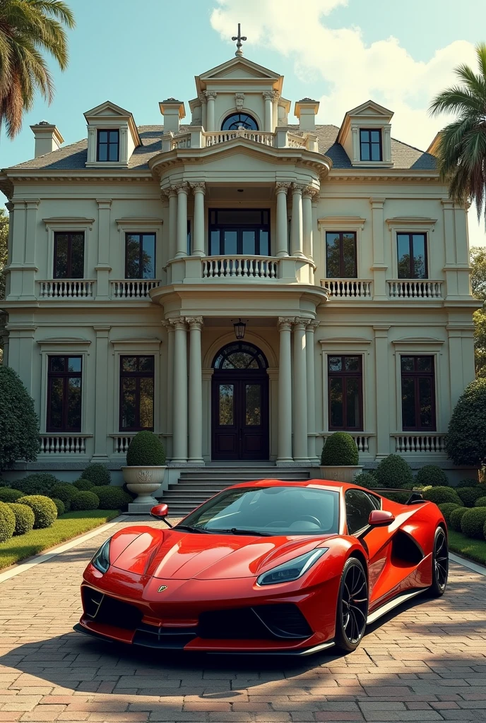 Big house men with revo car
