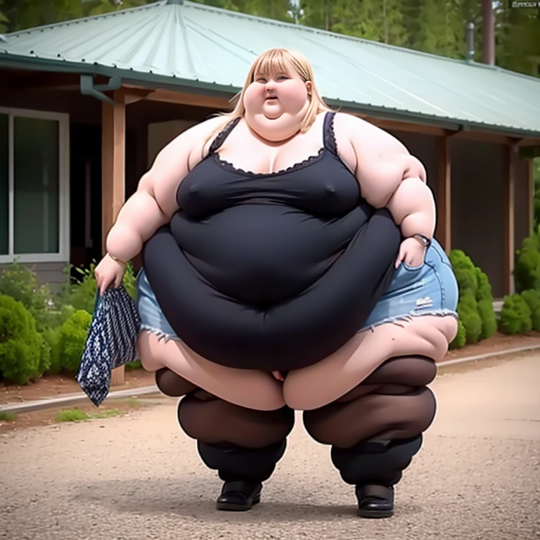 Extremely Morbidly Obese futanari Finnish girl