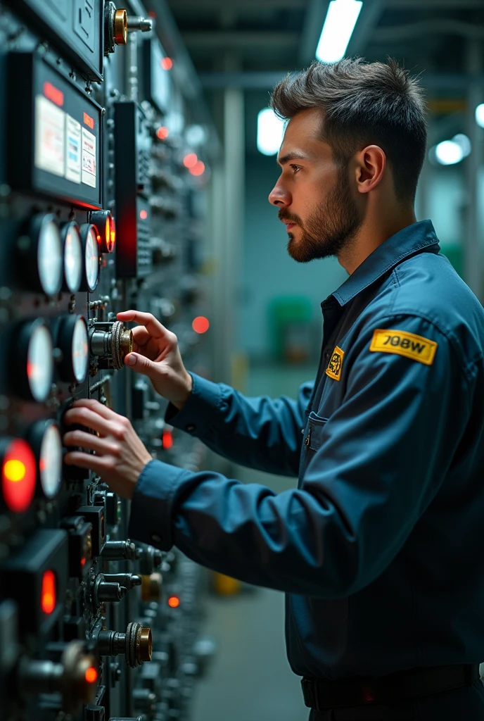 Work as an operator at a state power plant