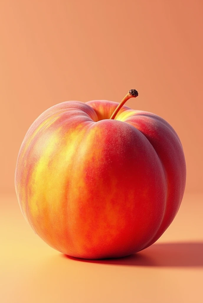 Draw me a colorful peach