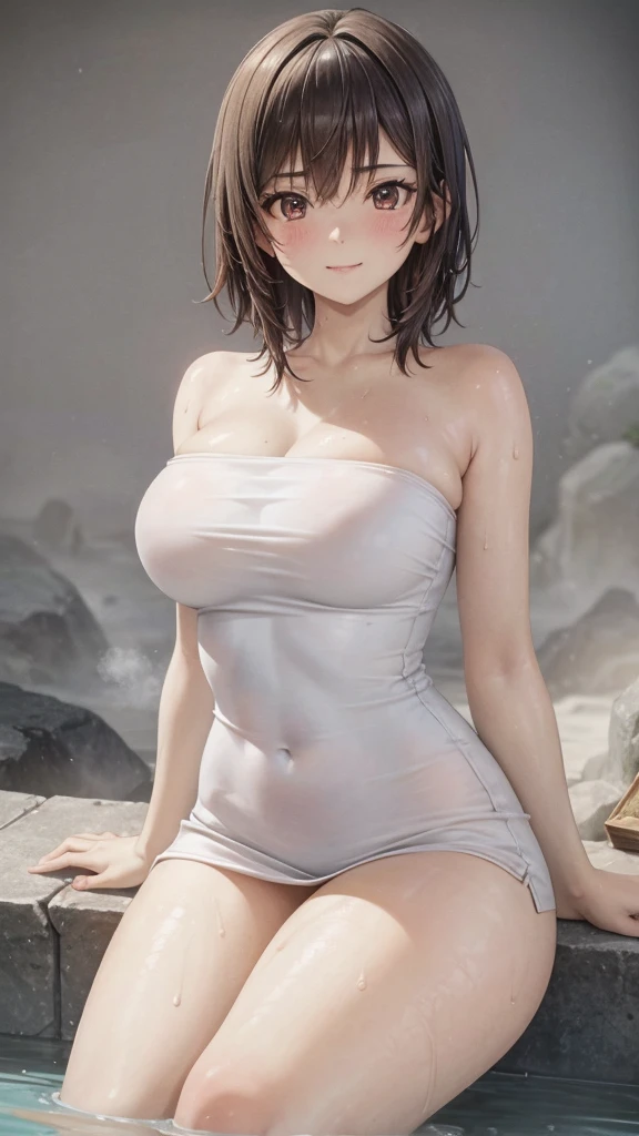 Cute girl . so cute , Round Face . Solitary , Slim , Short stature . Glowing skin . Pure white tube top T-shirt . shorts , White background , Looking at the audience's slender and sexy legs, Put your hands behind your head((Clear nipples))、Rocket , (Large Breasts),(because I'Thin) , 身材Short stature . Smooth skin . Plain white T-shirt .
Huge breasts:1.4,Full breasts, (20 years old:1.2), Cute little trumpet, entity, Sweating of the skin, Radiant Skin, Slim, Black short hair, (Dull bangs: 1.2), Smile, Cute face, Exquisite eyes,, ((naked,Wrapped in a towel)), ((hot spring)), (Not wearing), (wet), (Bend and take off), ((wet hair)),Legs open), ((Sexy and dynamic pose)), view, Looking at the camera, Denim lenses, best quality,Super detailed, high resolution, Extremely detailed CG, Unity 8K wallpaper, Official Art, Creative arts, Novel illustrations, By famous artists, Caustic lines, Textile Shading, Super delicate skin, Perfect anatomical structure, detailed, light, Dynamic Lighting, 美丽而Exquisite eyes, (Top quality), (Super detailed), (Masseter membrane), (high resolution), (The original), Character Conception, Game CG, detailed Manga Illustration, Realistic head to body proportions:1.2