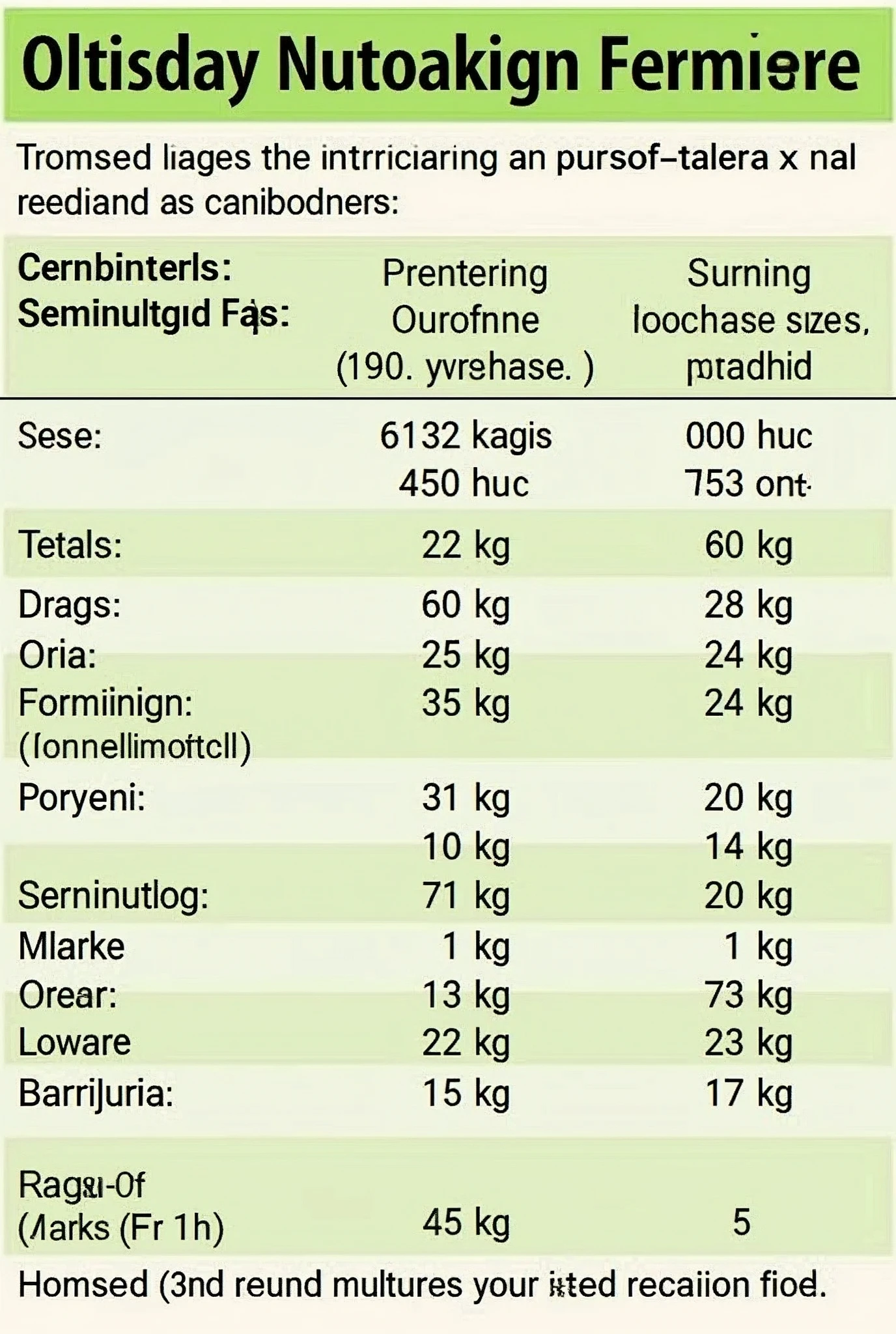 Nutritional facts of morringa powder in english