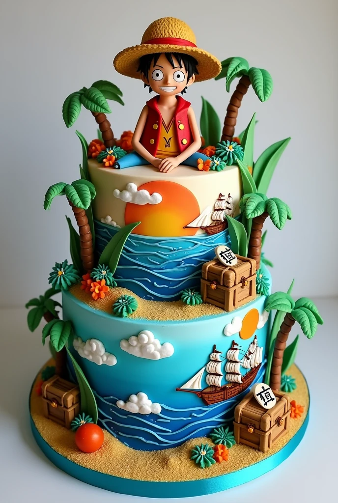 One Piece themed cake