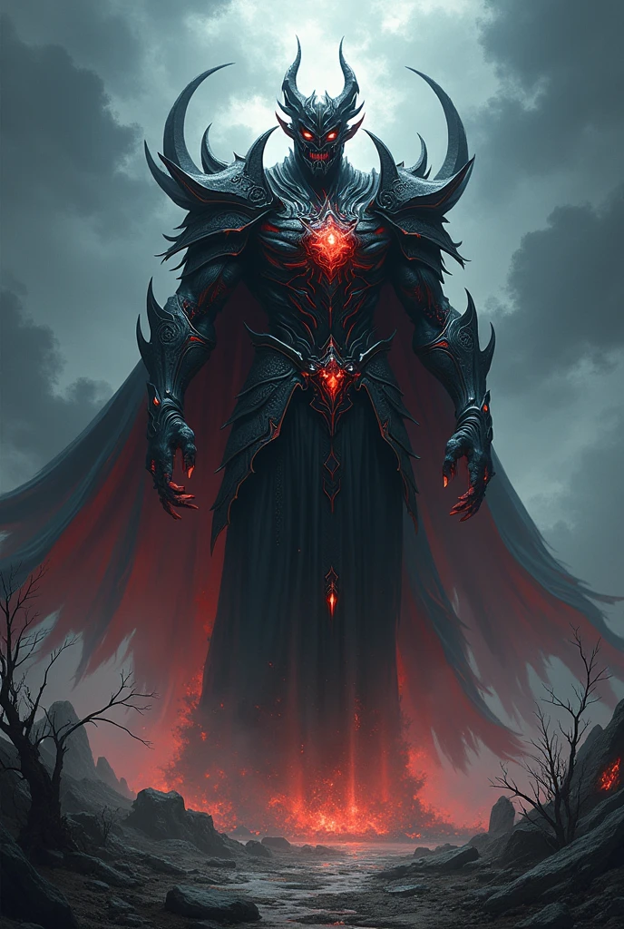 A dark theme god villan