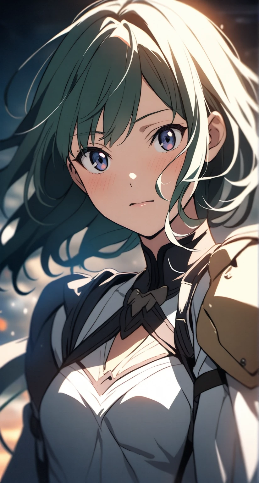 Anime woman  face 