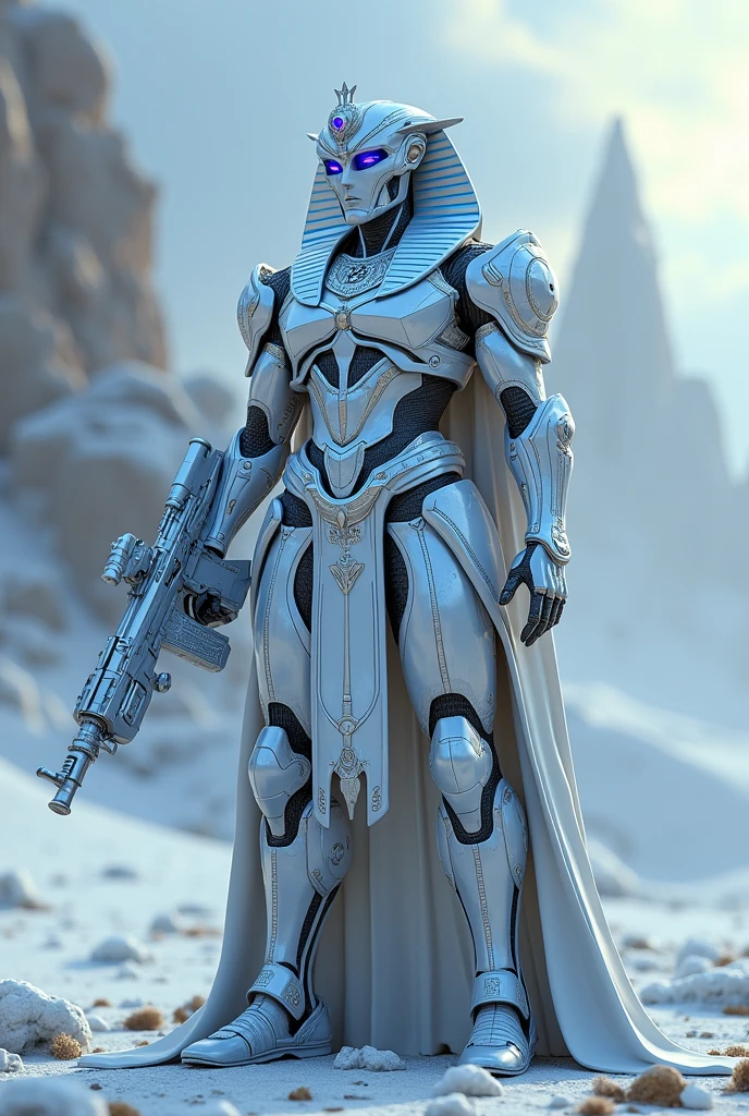 Bgmi phraoh x suit holding m4 glacier