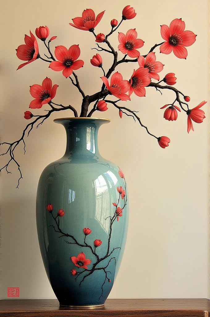 Chinese vase Strange treat, that vase! Vi-o Casually, once, of a perfumed Counter on the shiny marble Between a fan and the beginning of an embroidery.

Fine Chinese Artist, in love, In it he had placed his sick heart In red flowers of a subtle work In burning ink, of a dark heat.

bet, perhaps in contrast to misfortune - Who knows? - of an old mandarin There was also the singular figure.

What an art in painting it! We might have seen her, felt something or other with that chim, with almond-shaped eyes..


Make a simple vase, bonitas, creative and that I can draw 