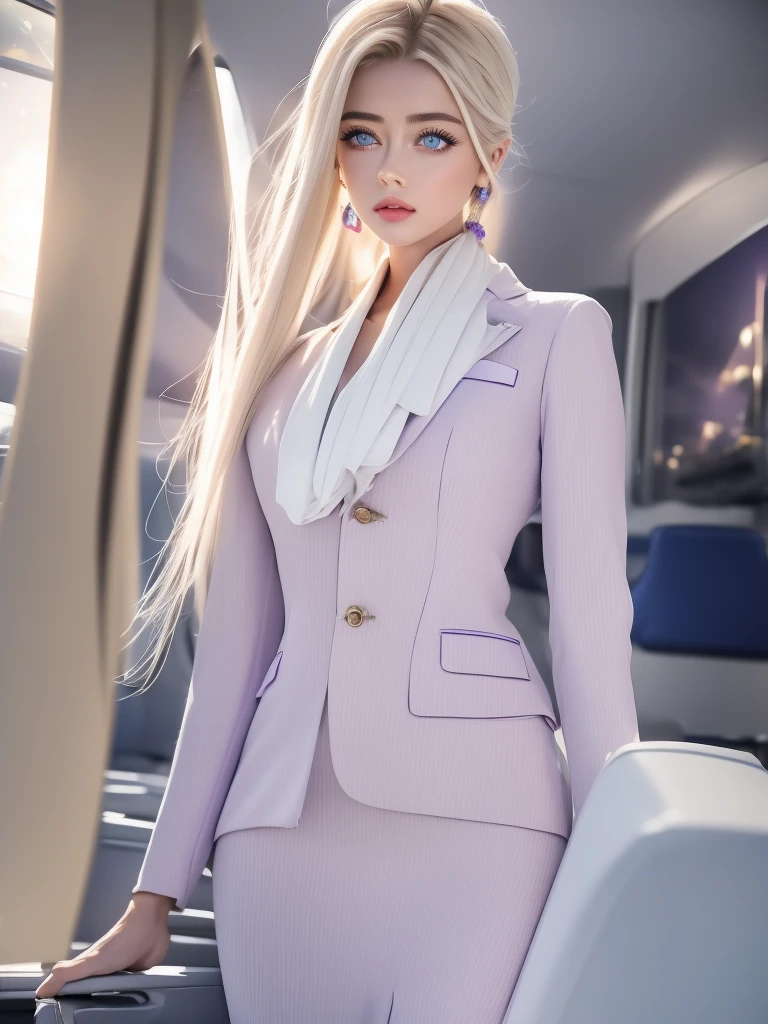 (Best Quality, high resolution, Masterpiece: 1.2), ultra detailed, realist: 1.37, (perfect anatomy), whole body, 1 girl in, flying, a beautiful and perfect AMBER HEARD, 28 years old, (FLIGHT ATTENDANT) ) beautiful eyes, beautiful elegant pose, whole body, detailed facial features, detailed hair, Detailed costume, Dazzling eyes, Beautiful lips (wearing a red elegant suit, violet and white) long, CABIN AIRPLANE