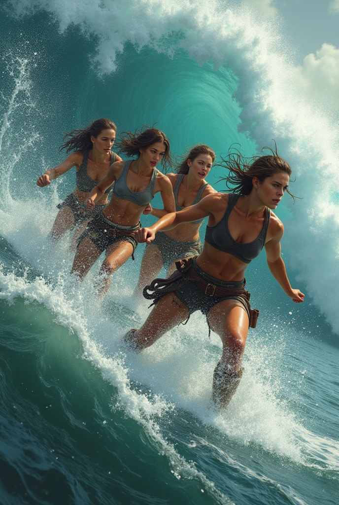 4 strong women fighting to conquer the sea