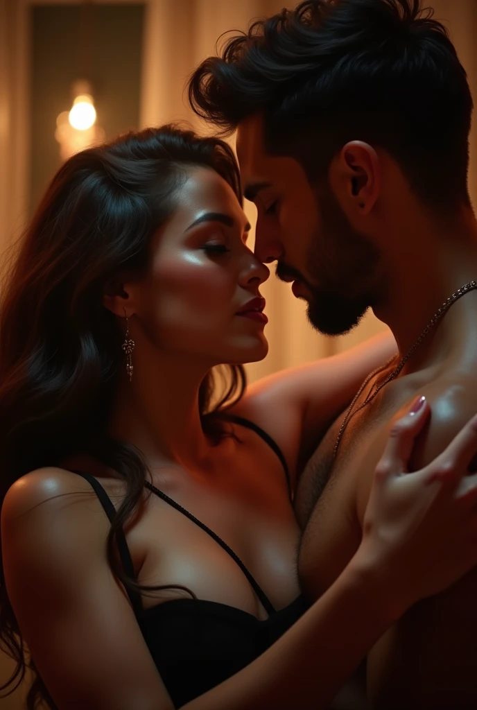 POV sex scene with a curvy woman