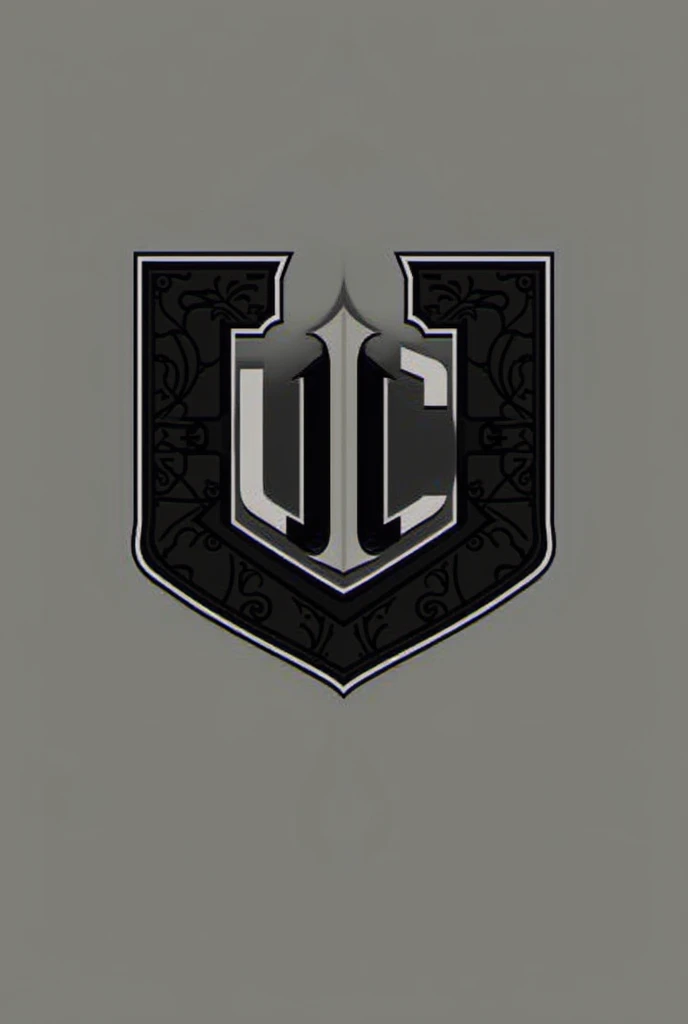 Create a United Condom logo, abbreviation UC, bureaucratic style, like UN CIA, black color looks mysterious.