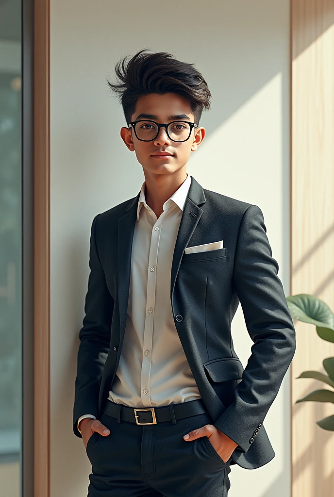 A 16:9 image for youtube with name Quest with Ayush for study related content which stylish and classy