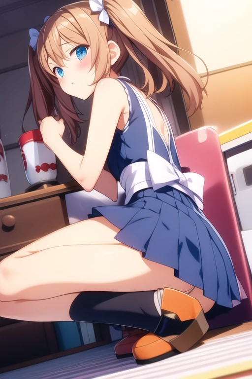 Lori、Twin tails、Low - Angle、Pussy