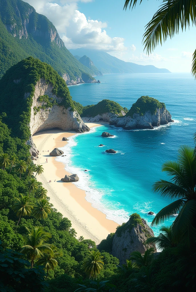 African diamond and emerald coast