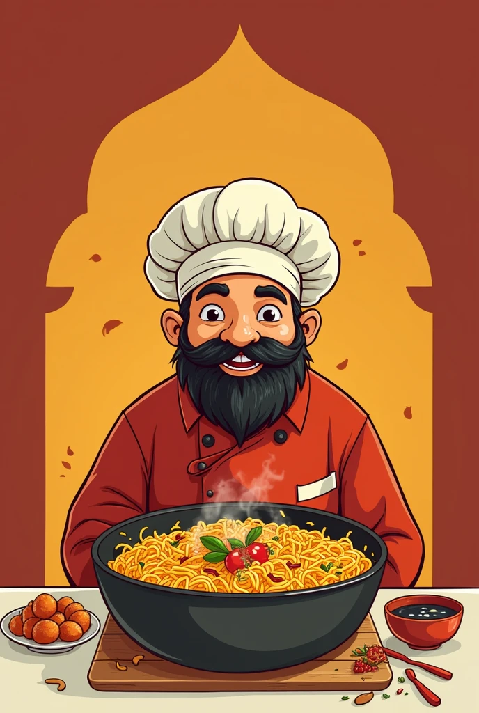Make name logo of Inamdar biryani