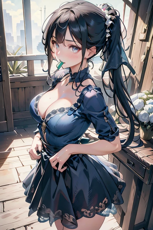 (from above:1.2),(from side:0.9), ((Face)), (Close-Up:1.0), ((looking at viewer, holding a bouquet to his mouth)), highest quality、(real、photorealistic:1.4)、(RAW photo:1.2)、very detailed CG unity 8k wallpaper, delicate and beautiful, wonderful, Fine detail, official art, huge file size, Ultra-detailed, very detailed girl, very detailed eyes and face, Bright on the face、(20 age girl:1.0)、small smile, smiling, (twintail hair:1.25), hair between eyes, hair twintails, (long hair:1.25), tiara,ruany,off-shoulder dress,pearl ,(gemstone),tiara,veil,wedding dress, wedding necklace, wedding long gloves, (luxurious bouquet), chapel, Stained glass,(best quality, highres, masterpiece:1.2), ultra-detailed, (realistic:1.37) illustration, erotic style, soft lighting, sweat glistening on her body, gentle warmth, mysterious, small breast,narrow waist,(with sparkling eyes and a contagious smile),her thin pubic hair, looking at viewer,