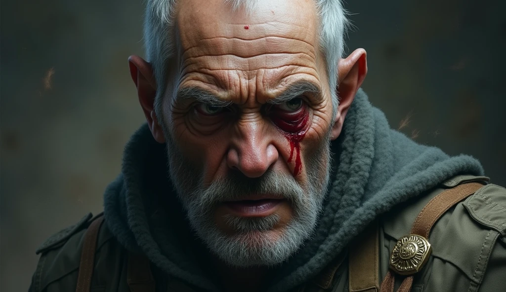 The major is old.,Tall and strong,Rough and strong facial features,A rock-like appearance。But nevertheless,His enemies still found a way to shake him。At this moment, his face was as pale as a corpse.,More terrifying than a corpse。The broad forehead twitched painfully,The two eyebrows twisted into a gray straight line,Bloodshot eyes,Crazy eyes,White saliva hanging from the trembling lips,I was shaking with excitement,Even in the overwhelming humiliation,I also tried my best to calm down.。