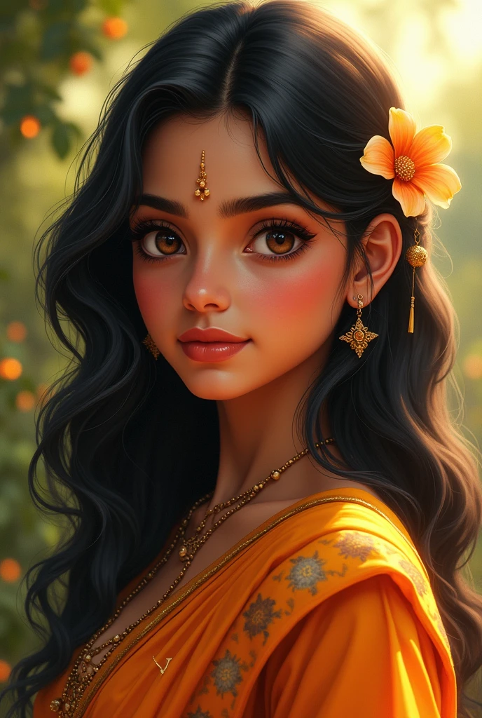 Indian girl with 21 age